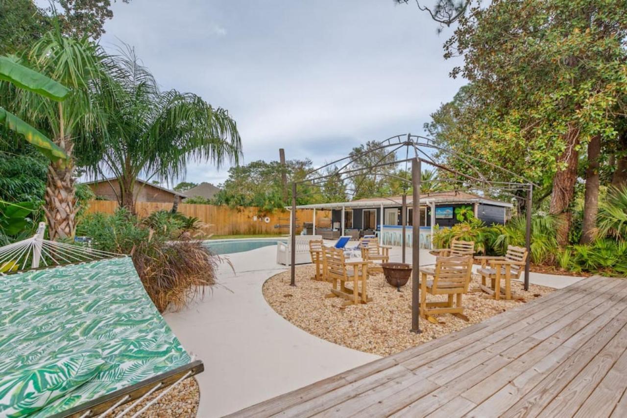 The Flip Flop Stop - Private Heated Pool, Pool House, Backyard Oasis And Game Room ปานามาซิตี้บีช ภายนอก รูปภาพ