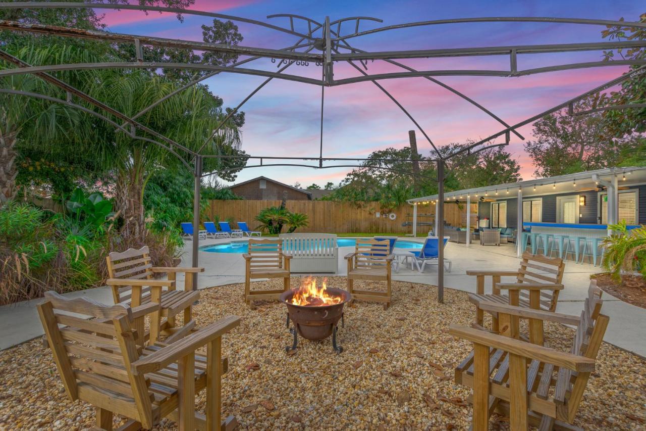 The Flip Flop Stop - Private Heated Pool, Pool House, Backyard Oasis And Game Room ปานามาซิตี้บีช ภายนอก รูปภาพ